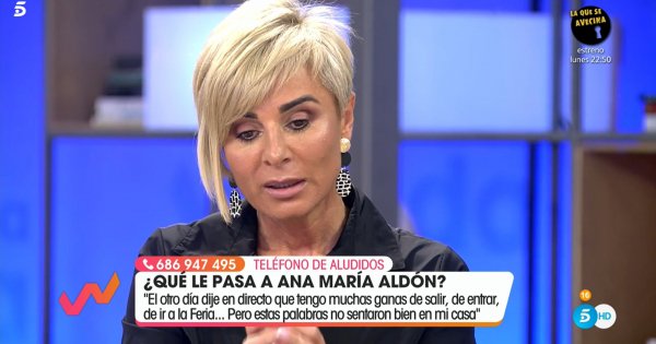 Ana María Aldón se ha sincerado como nunca sobre el estado de su matrimonio.