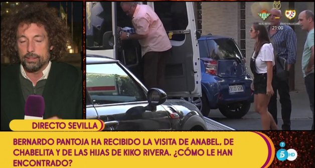 José Antonio León, en directo desde Sevilla para Sálvame Diario (Telecinco).