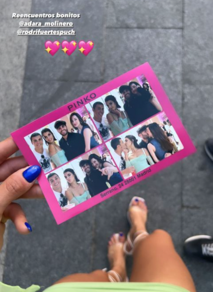 Sofía Suescun compartió estas imágenes con su pareja y sus amigos en sus historias de Instagram.