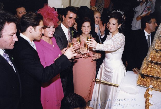 Rocío y Antonio David se casaron en marzo de 1996.
