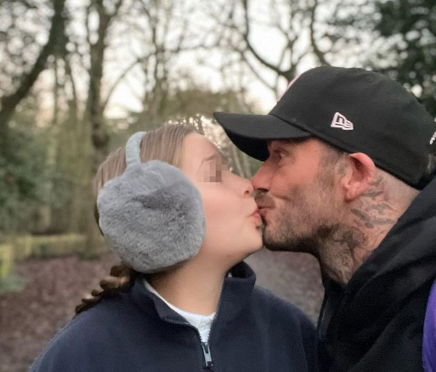 David Beckham vive por y para la menor de sus cuatro hijos, Harper, de 10 años.