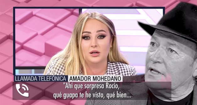 Amador Mohedano hablando con El programa de Ana Rosa sobre Rocío Flores.