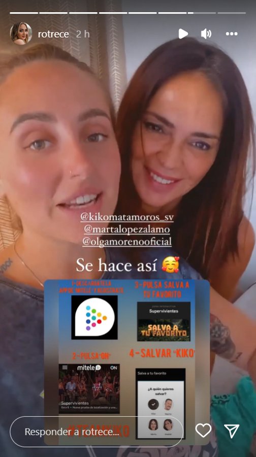 Rocío Flores y Olga Moreno reaparecen juntas (@rotrece).