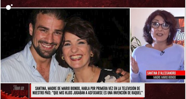 La madre de Mario Biondo, en su cruzada contra su exnuera.