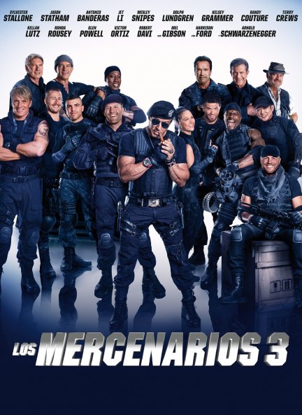 Ford y Banderas (arriba a la izquierda) en el cartel de la película.