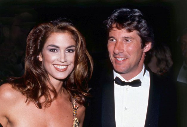 Richard Gere y Cindy Crawford estuvieron juntos ocho años, cuatro de ellos, casados.