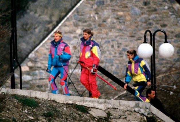 La infanta Cristina y Álvaro Bultó, en una escapada a la nieve.