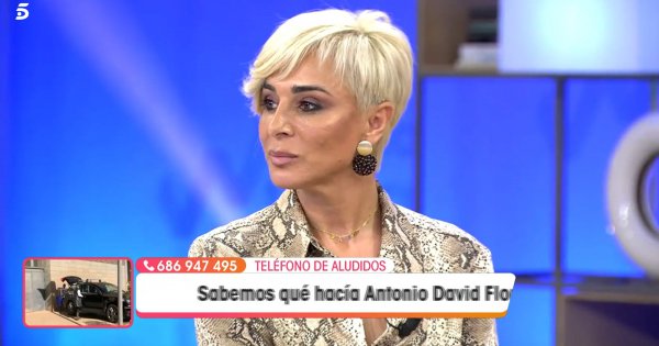 Ana María Aldón ha reaccionado a las palabras de Ortega Cano en directo.