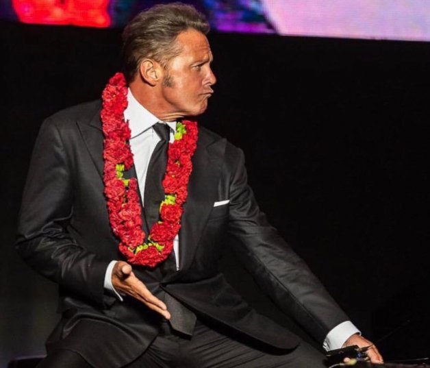 Luis Miguel, durante un concierto este año.