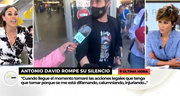 Las imágenes de Antonio David Flores emitidas hoy en 'Ya es mediodía'.