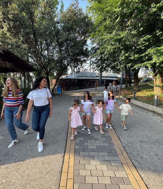 Los peques tuvieron el parque para ellos solos.