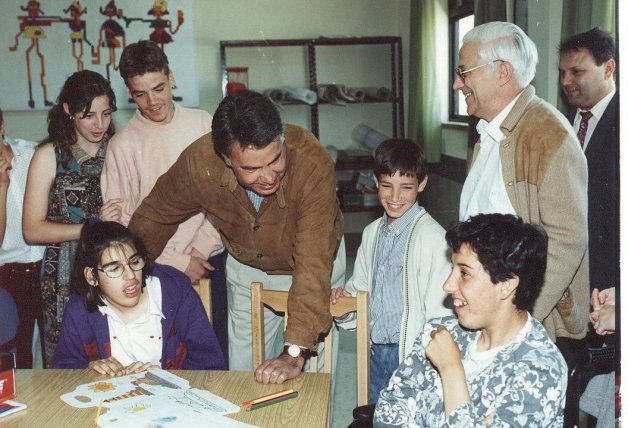 Con Felipe González, con quien se llevaba muy bien.