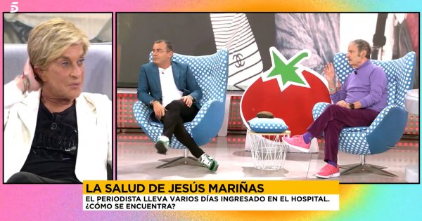 Chelo García Cortés ha hablado sobre su visita a Jesús Mariñas en el hospital.