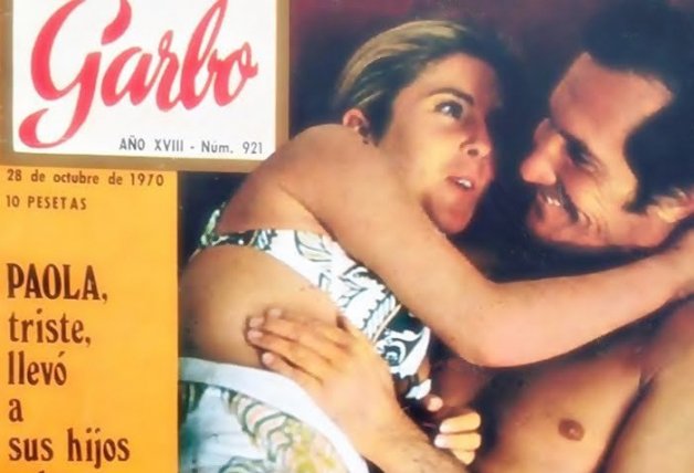 La revista "Garbo" publicó las escandalosas fotos del romance entre Dominguín y su sobrina Mariví.