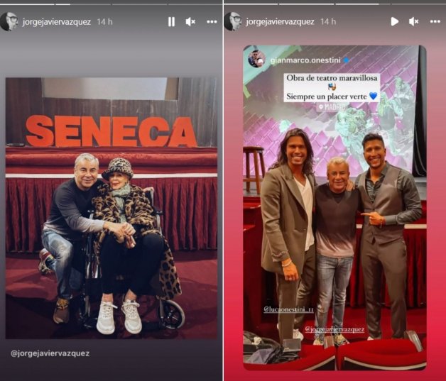 Las historias que ha compartido Jorge Javier en Instagram (@jorgejaviervazquez).