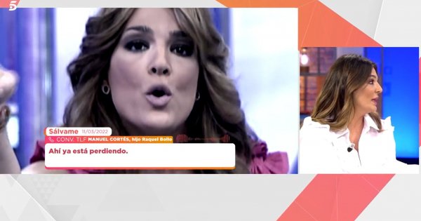 Raquel Bollo ha escuchado las declaraciones de sus hijos en Sálvame.