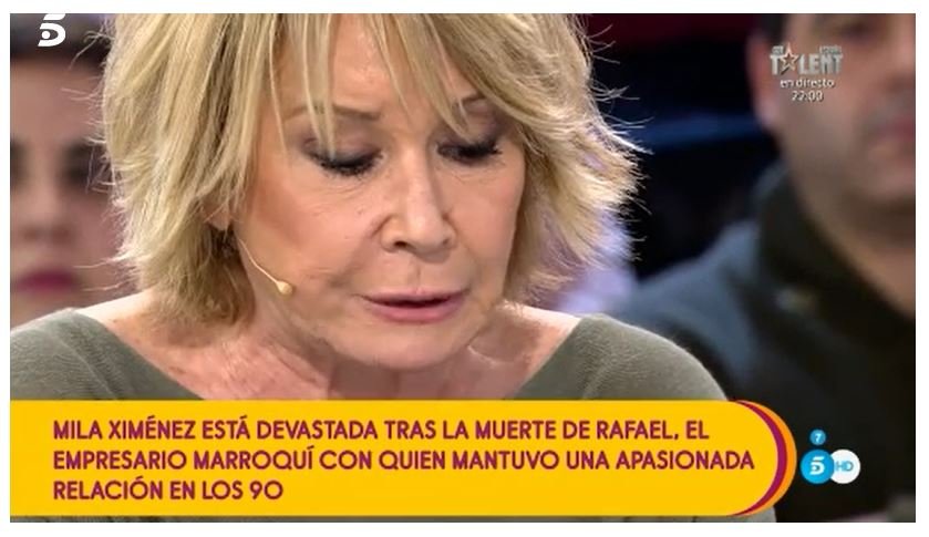 Mila solo habló en televisión de Rafael Aguilera tras la muerte de este.