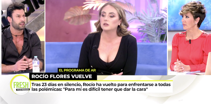 Jorge asegura que Rocío Flores nunca ha hablado mal de su madre.