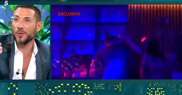 Antonio David Flores reaccionó a las imágenes con Marta Riesco en el 'Deluxe'.