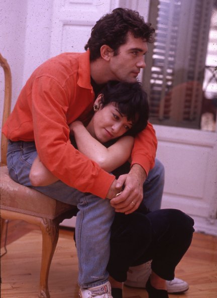 Antonio Banderas con su primera mujer, Ana Leza.