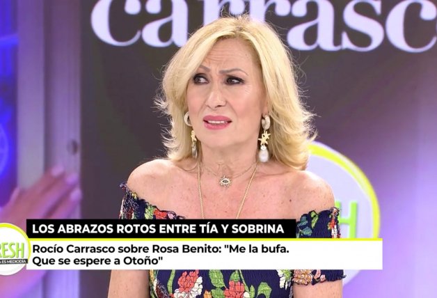 Rosa Benito ha respondido contundentemente a las palabras de Rocío Carrasco.