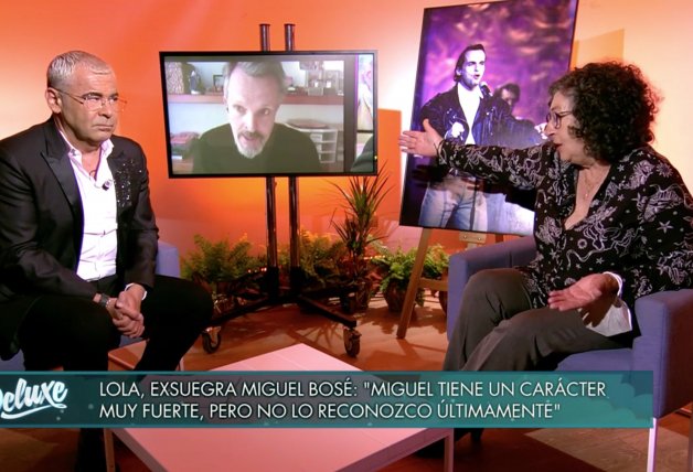 Un momento de la entrevista de Jorge Javier a la madre de Nacho Palau.