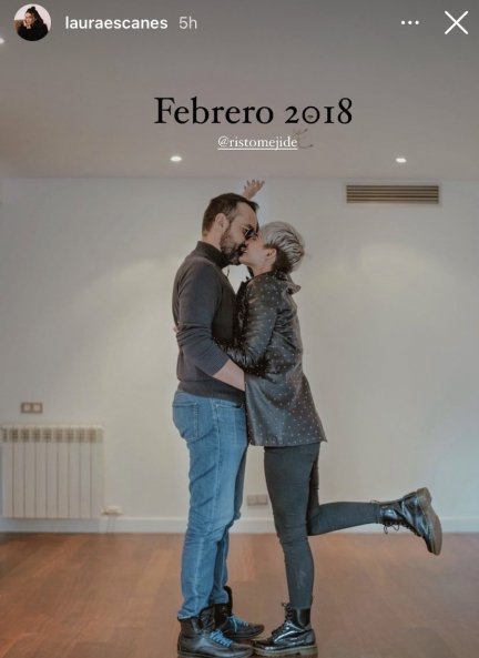 Laura Escanes ha compartido un recuerdo de la pareja en su antiguo hogar (@lauraescanes).