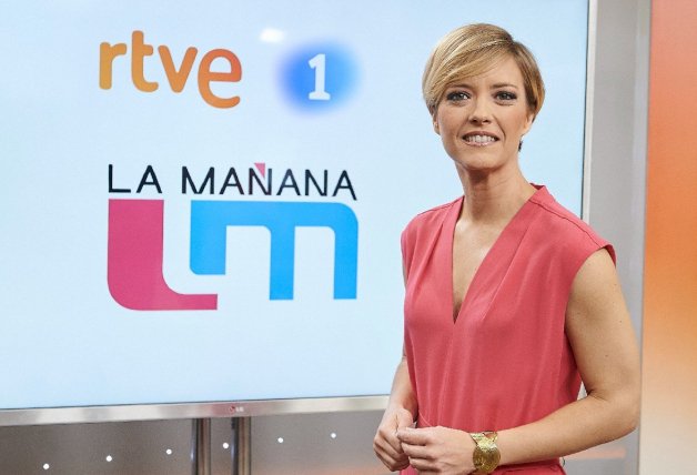 María Casado, durante su época como presentadora de 'La mañana de La 1'.