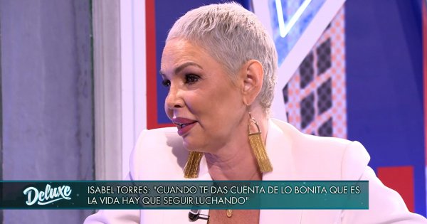 Isabel Torres se ha sincerado sobre su dura lucha contra el cáncer durante la grabación de 'Veneno'.