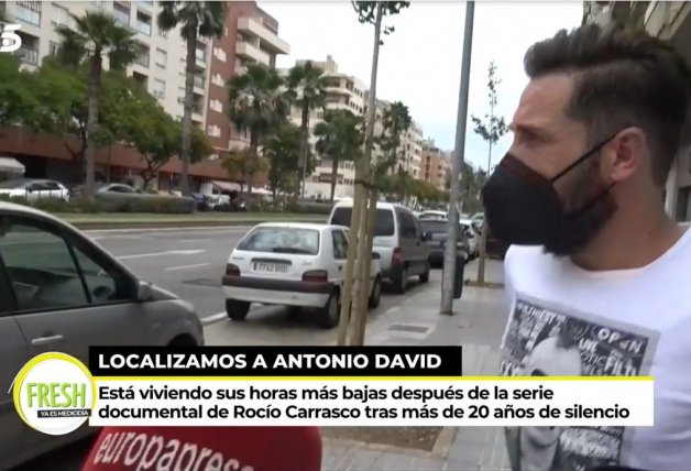 Antonio David Flores ha reaparecido en Málaga.