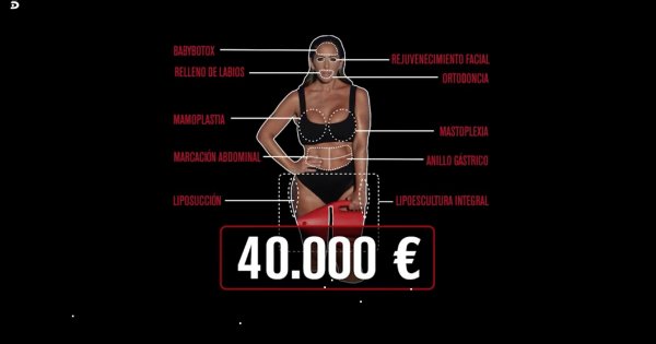 El documental muestra las operaciones a las que se ha sometido Anabel Pantoja, valoradas en 40.000 euros.