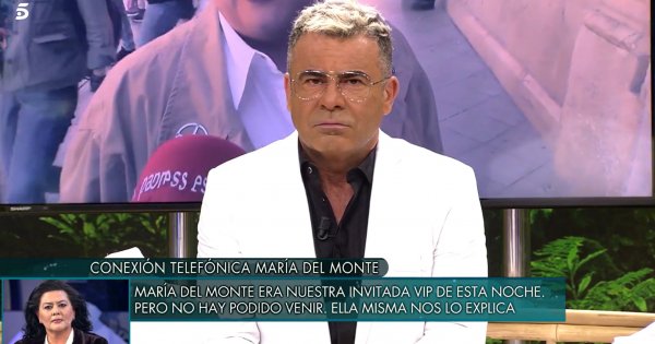 Jorge Javier Vázquez ha lamentado la ausencia de María del Monte en el 'Deluxe'.