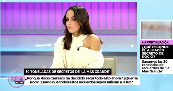 Gloria Camila advirtió a Rocío Carrasco tras ver un avance de 'El último viaje de Rocío'.
