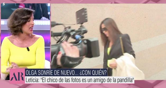 La reportera de El programa de Ana Rosa ha dado los datos del amigo especial de Olga Moreno.