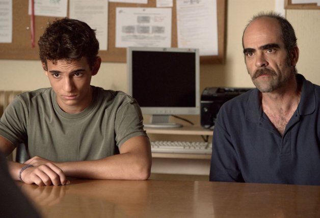 Miguel, junto a Luis Tosar, en "A cambio de nada".