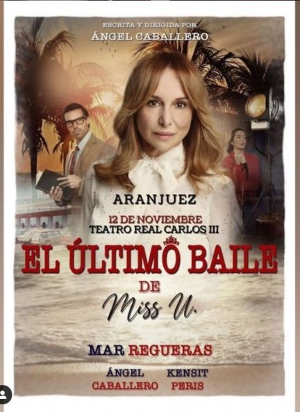 El cartel oficial de la obra de teatro sobre la vida de Amparo Muñoz.
