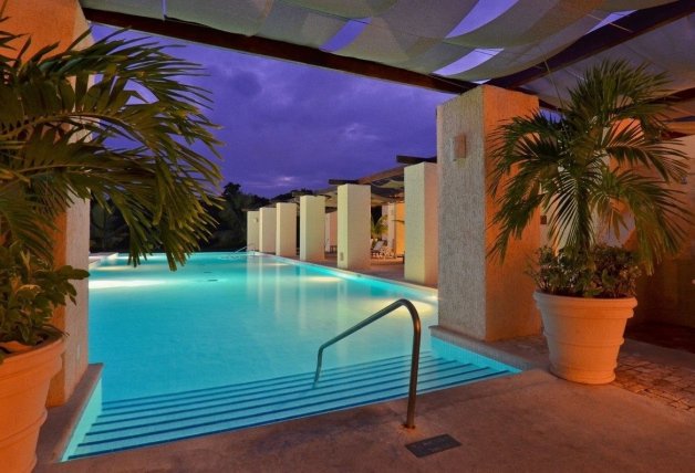 Zona de spa del hotel TRS Yucatán Hotel