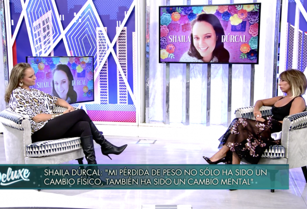 Shaila Dúrcal, entrevistada por María Patiño en el Deluxe.