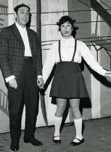 Lina Morgan y Juanito Navarro, dos iconos de la comedia del siglo pasado.