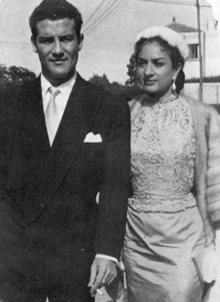  Lola y otro futbolista, Coque, del Atlético de Madrid, con quien vivió un apasionado y conflictivo idilio porque él estaba casado.
