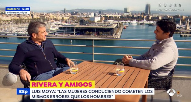 Fran Rivera entrevista a Luis Moya en 'Espejo Público'.