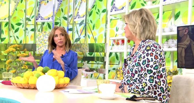 María Patiño y Terelu Campos, en Sálvame Lemon Tea hoy (Telecinco).