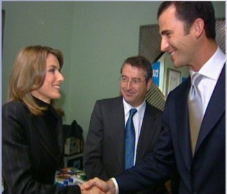 El encuentro entre los Reyes en los Premios Príncipe de Asturias del 2003, cuando simularon no conocerse.