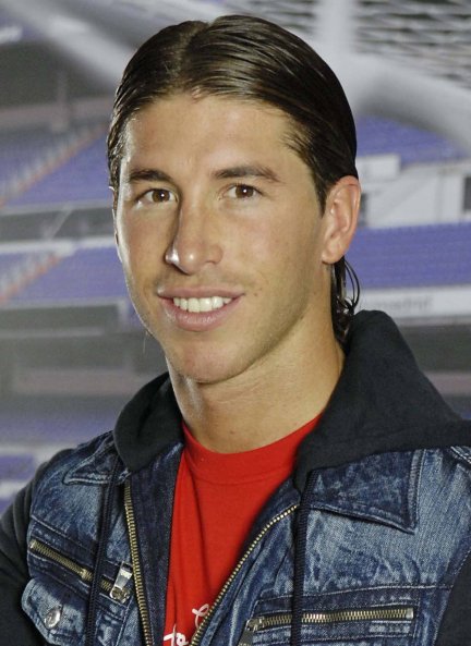 Sergio Ramos en el Bernabéu en el año 2007.