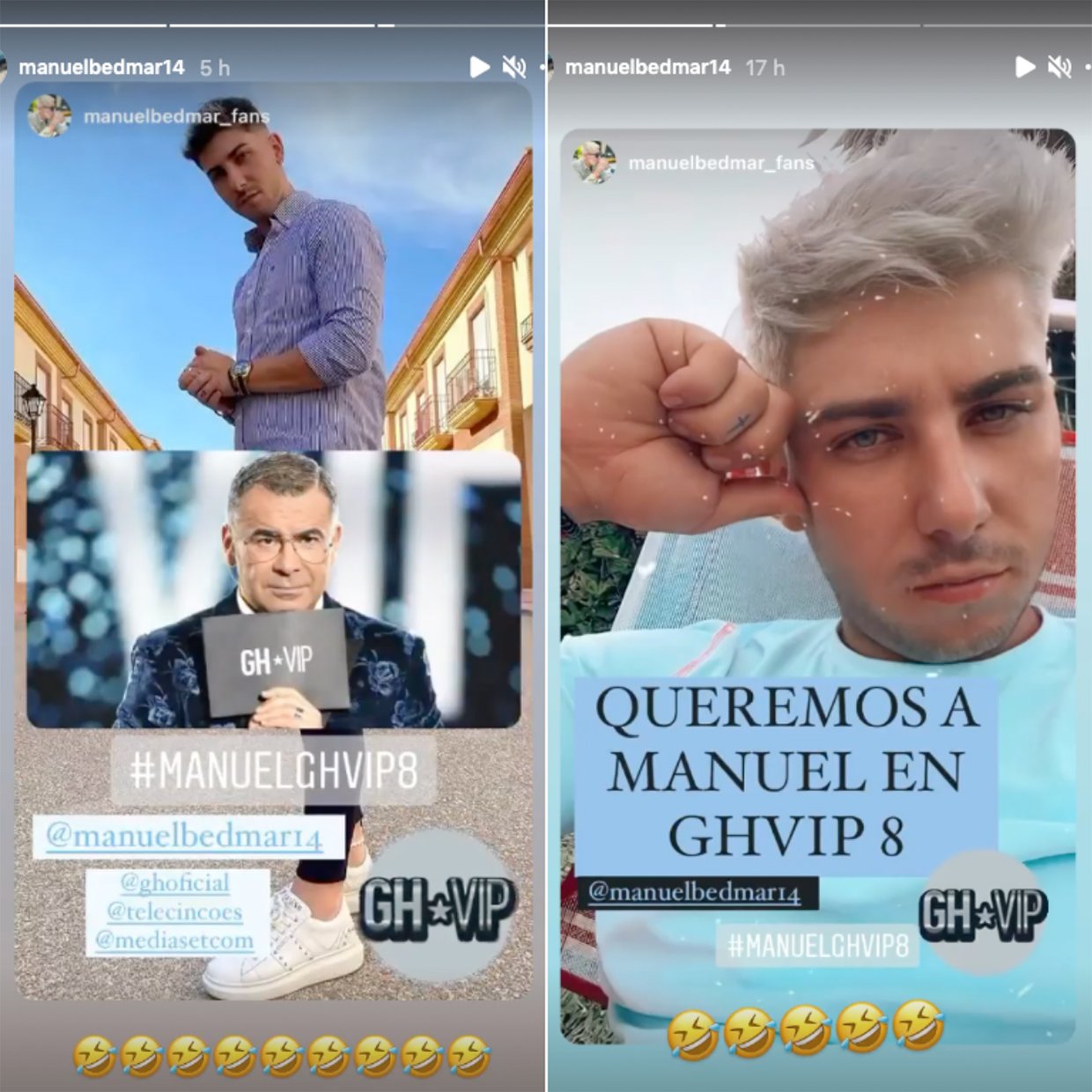 Los fans de Rocío y Manuel ya han comenzado su campaña en las redes sociales.