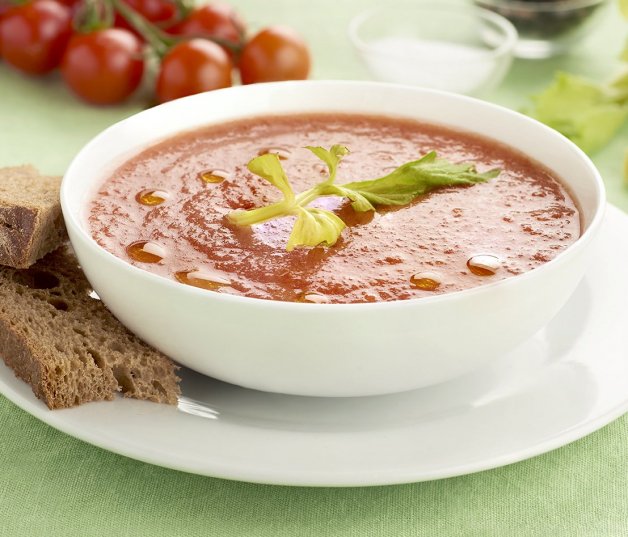 Gazpacho de tomate y apio