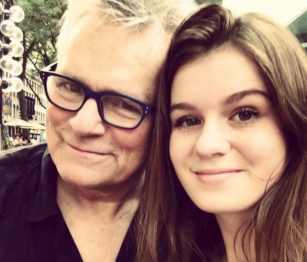 Richard Dean Anderson y Wylie, su hija. 