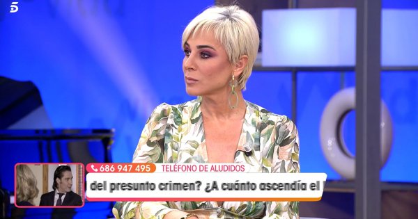 Ana María Aldón ha reaccionado en directo a las palabras de Gloria Camila.