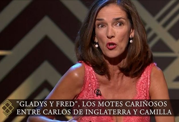 Paloma García Pelayo durante el programa 'Lazos de sangre' dedicado a Carlos de Inglaterra y Camilla Parker.