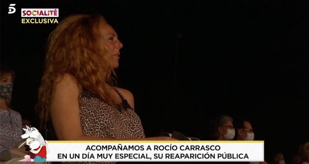 Rocío Carrasco, entrevistada en su última aparición pública.
